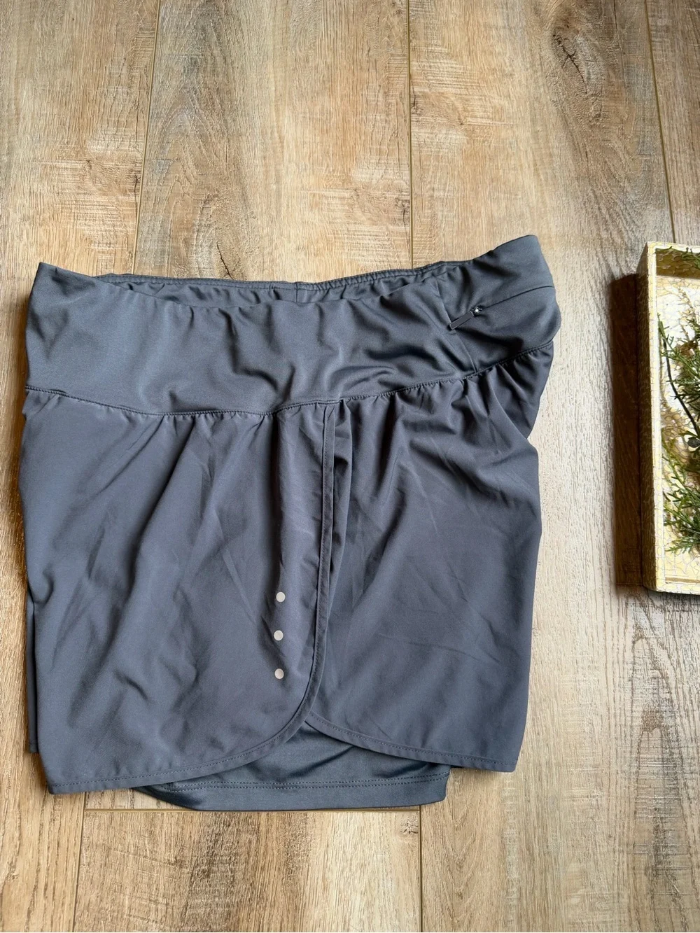 Women's Athletic Shorts - Dark Gray Performance Running Shorts